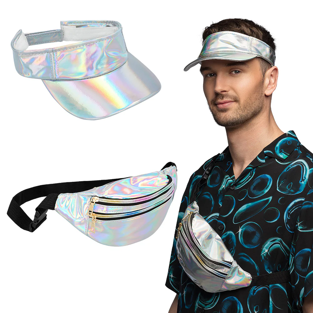 Accessoireset Holo Festival zilver