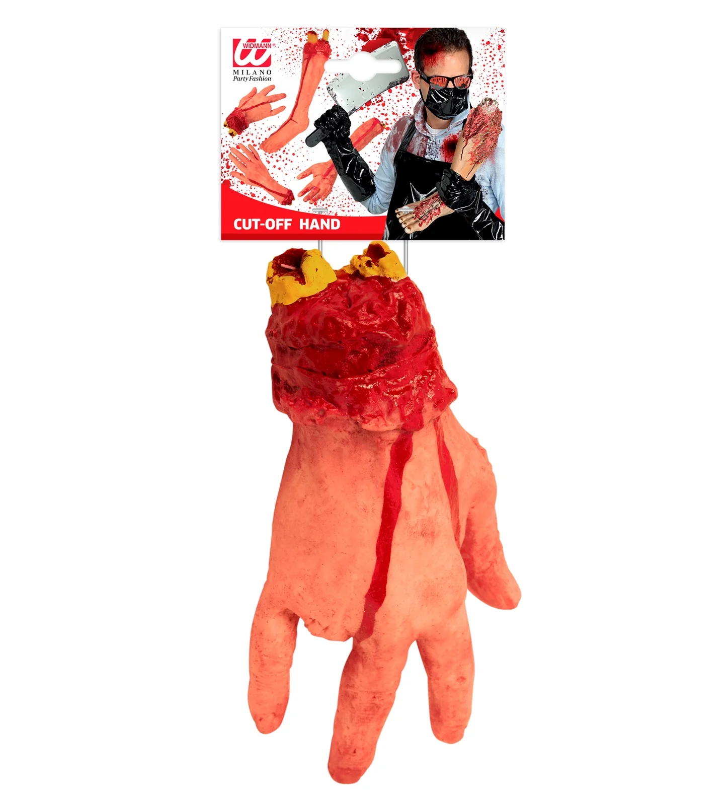 Afgehakte hand 4 vingers met bloed - Image 3