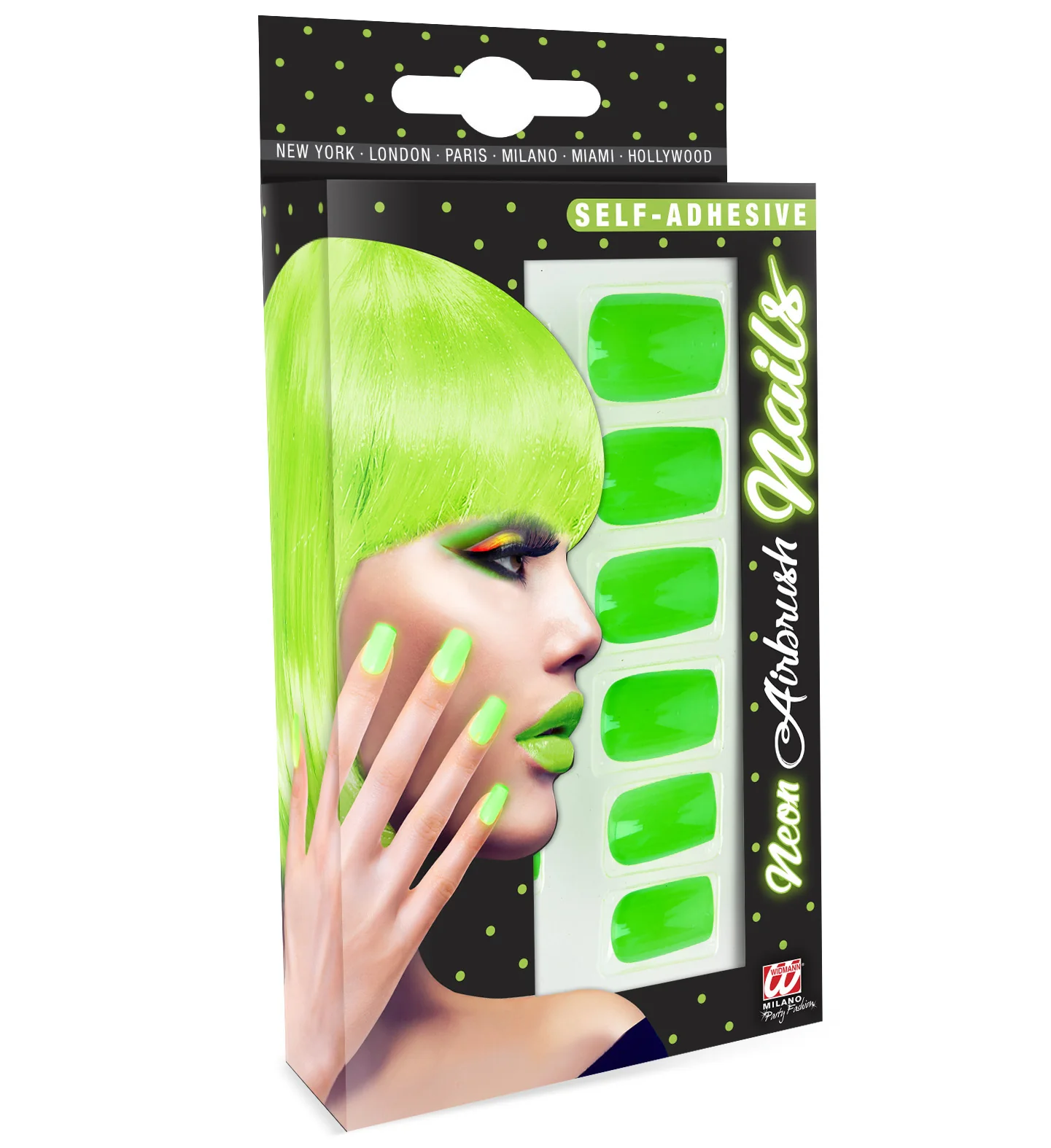 Airbrush nagels neon groen - Image 3