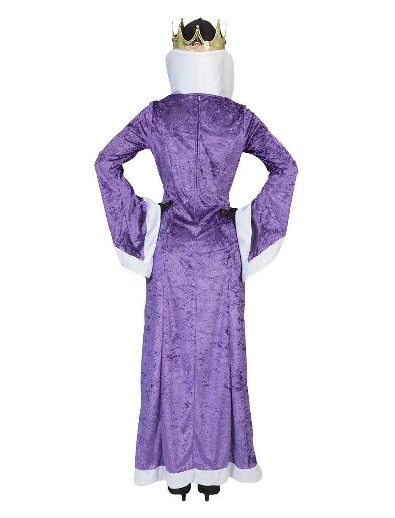 Boze koningin kostuum paars - Image 2