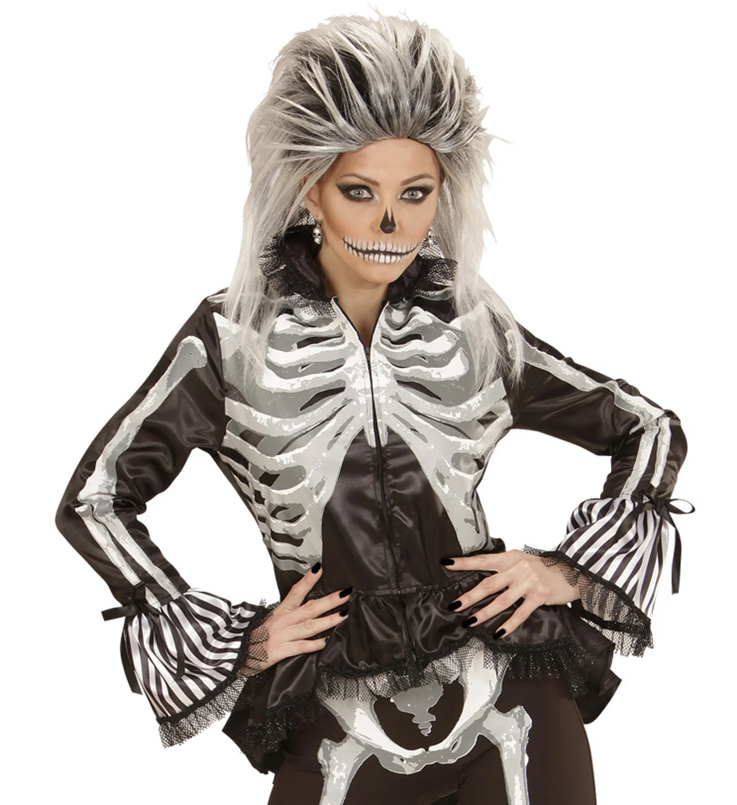 Angstaanjagend skeletjasje voor dames - Image 2