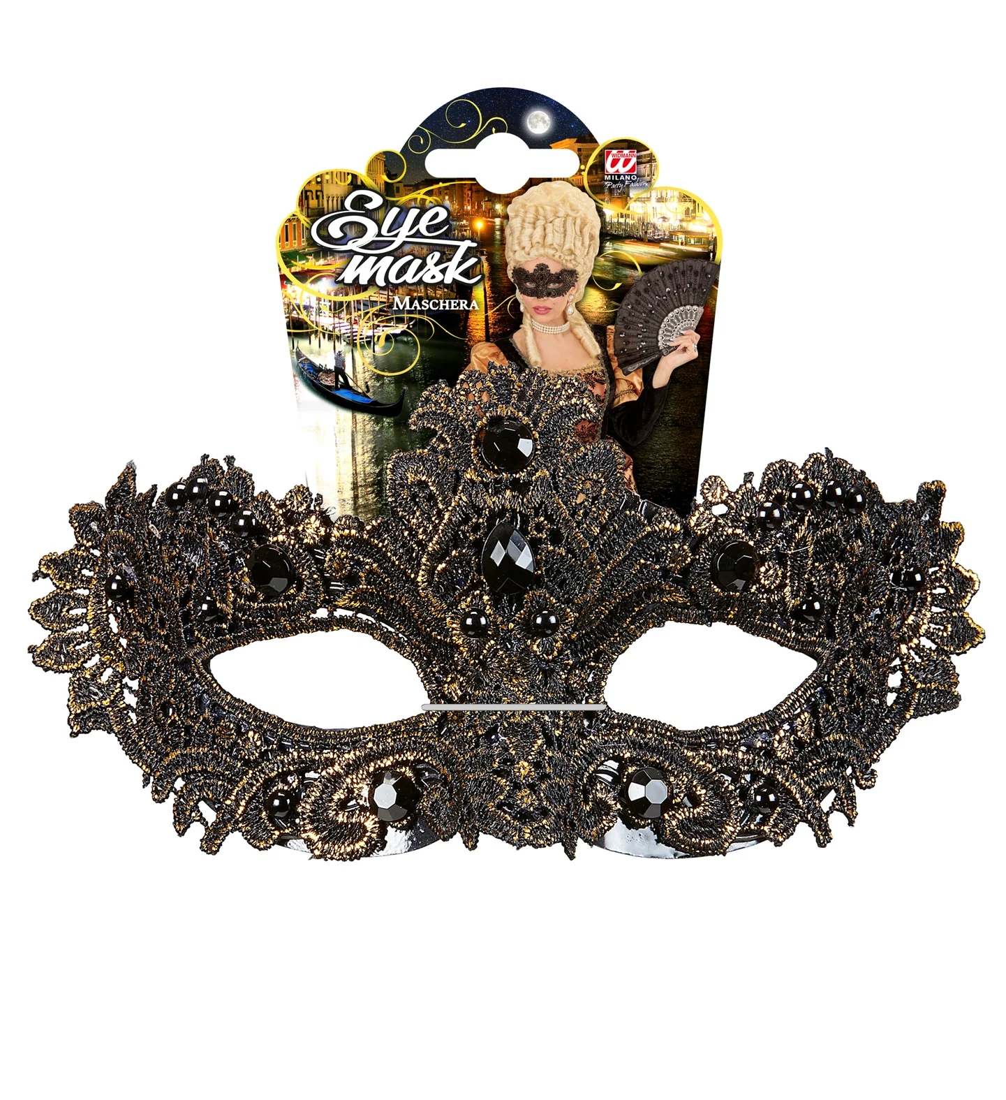Antiek gouden Venetiaanse oogmaskertjes - Image 5