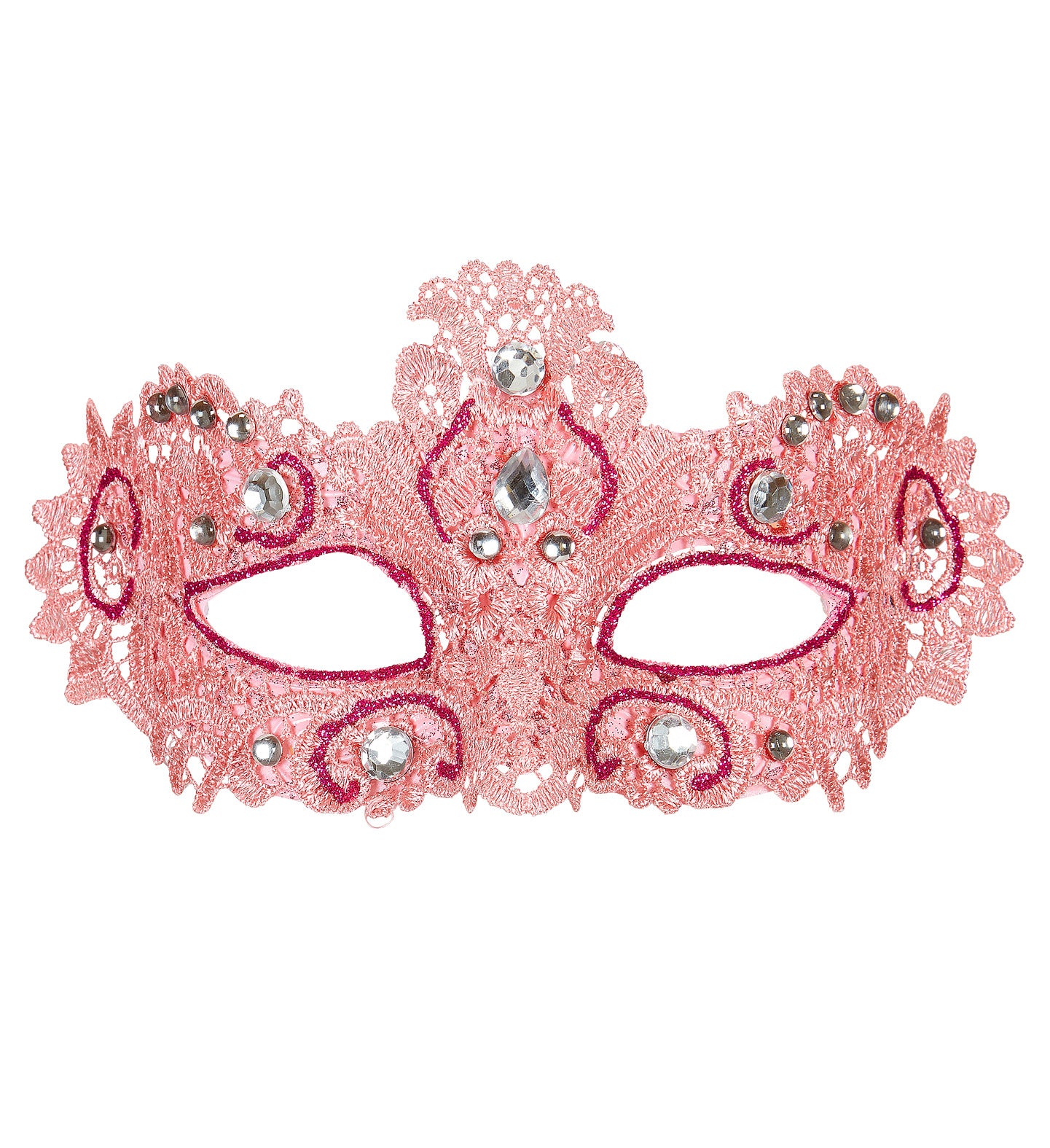Antiek roze Venetiaanse oogmaskertjes