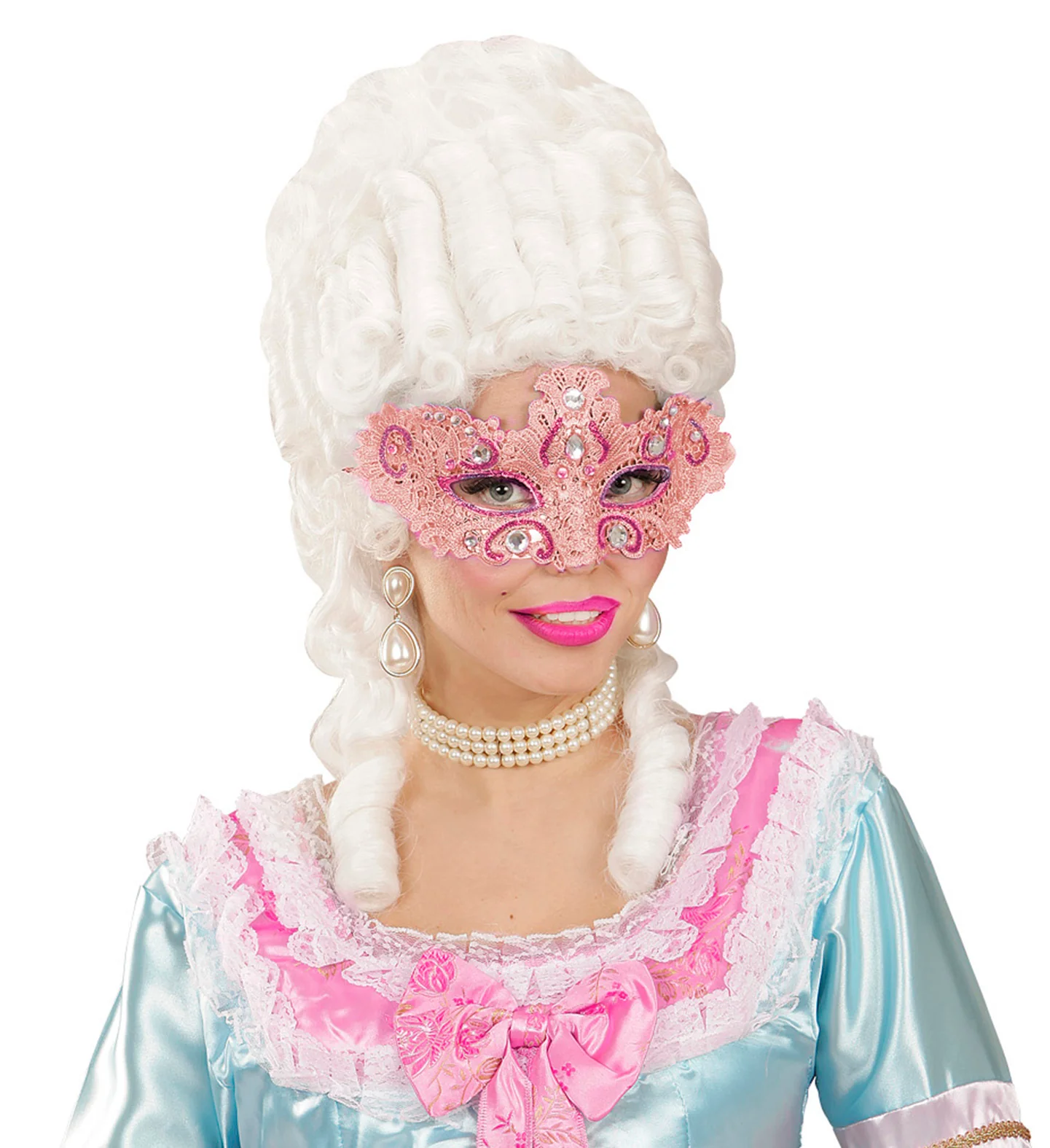 Antiek roze Venetiaanse oogmaskertjes - Image 4