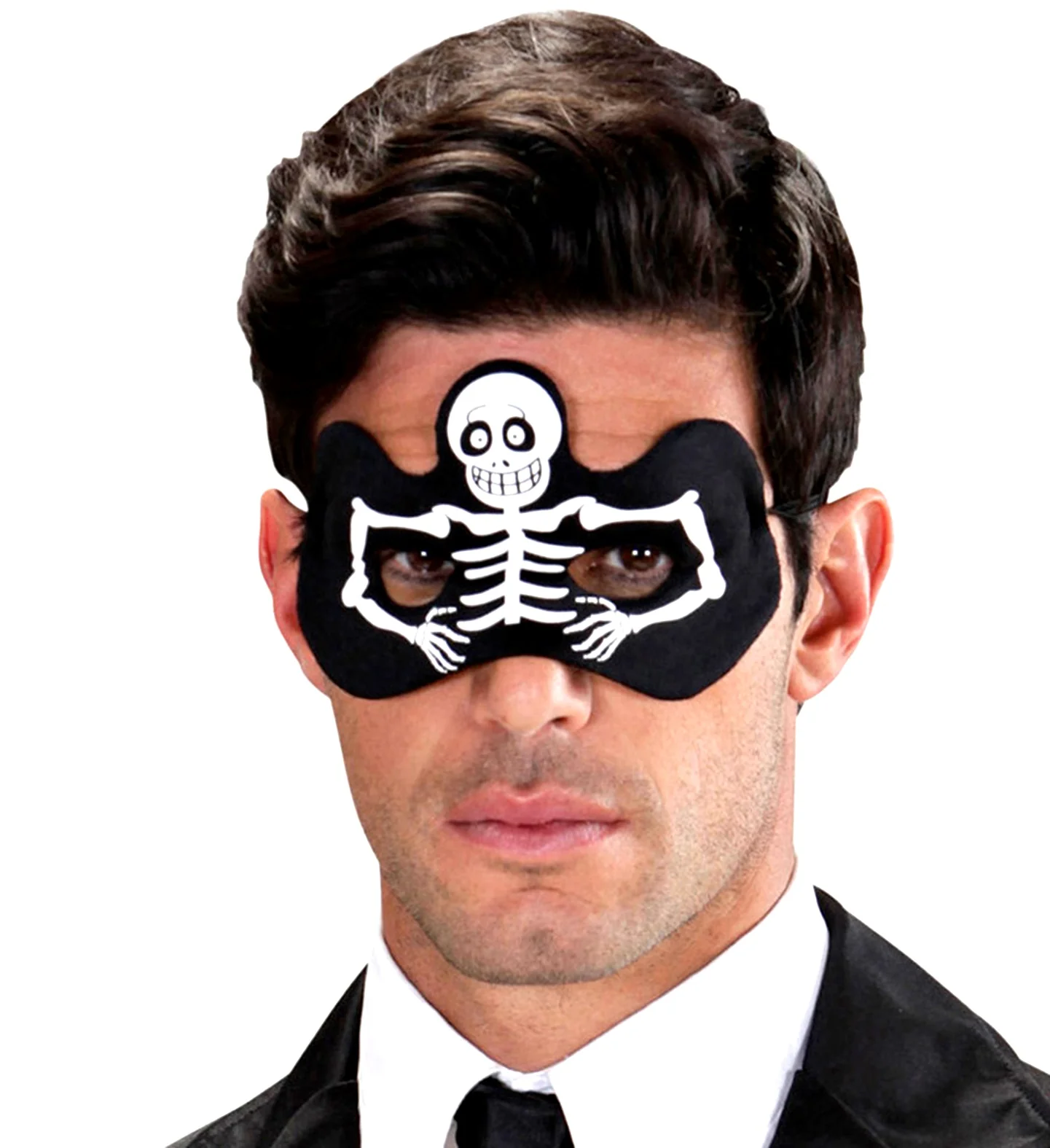 Skelet oogmasker met geraamte - Image 3