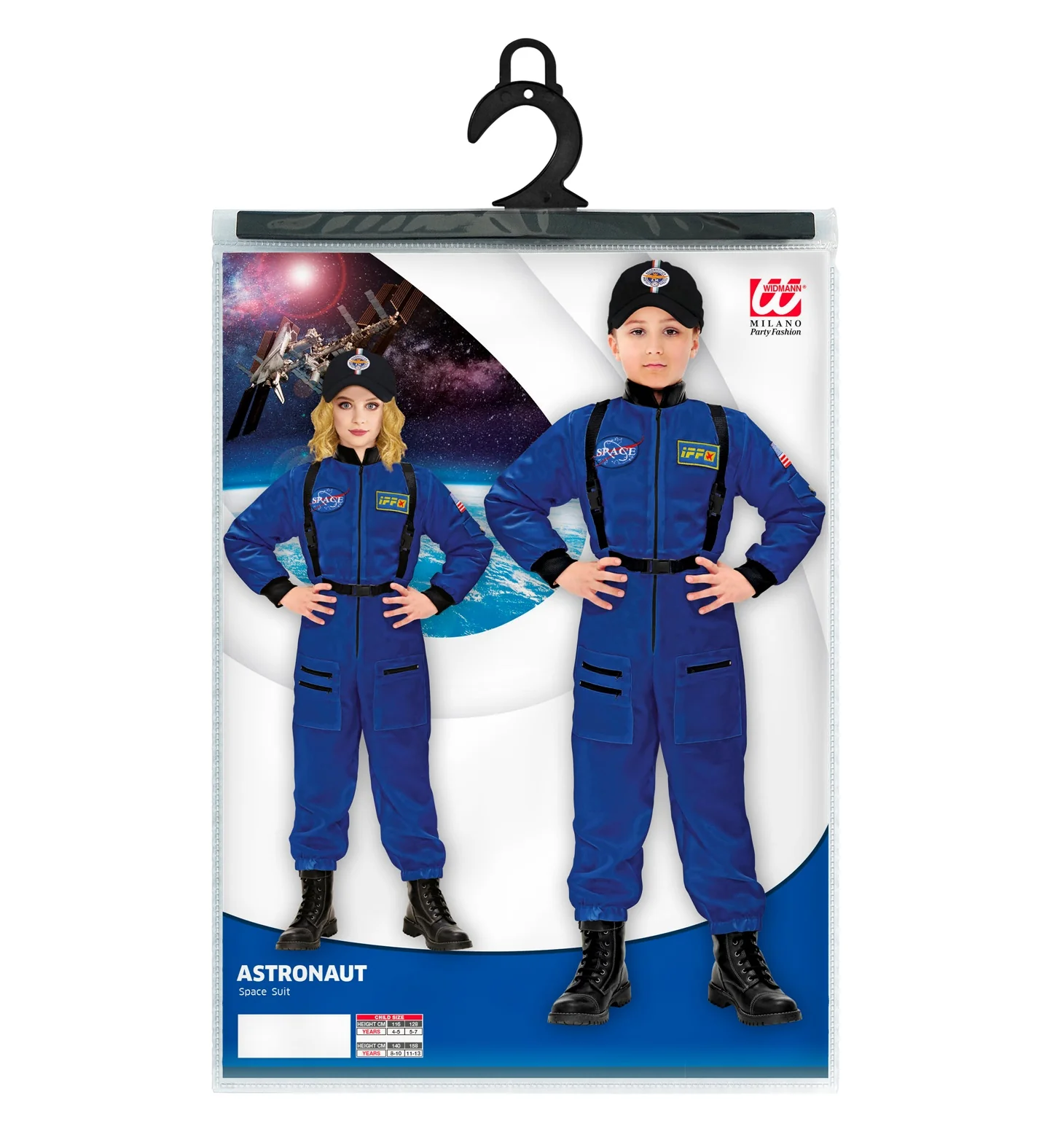 Astronauten kostuum blauw - Image 4
