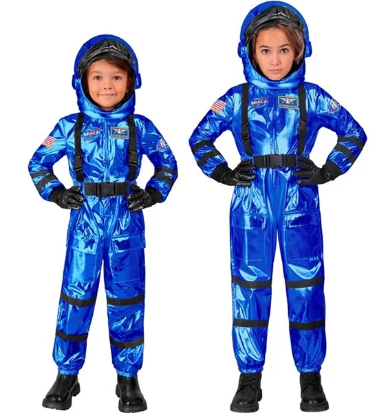 Astronaut blauw kostuum Lara kind - Image 3