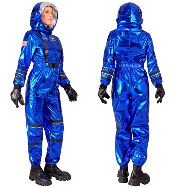 Astronaut kostuum blauw dame Eva - Image 4