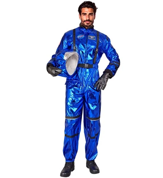 Astronaut kostuum blauw heren Joep - Image 3