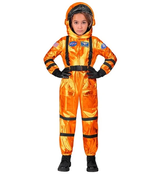 Astronaut kostuum oranje Teun kind - Image 2