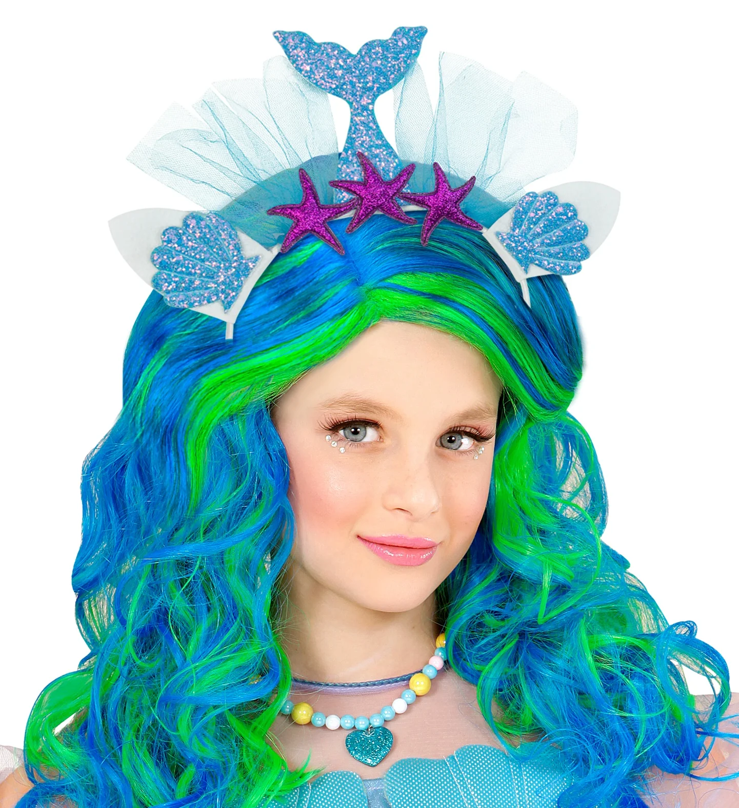 Zeemeermin tiara blauw - Image 2
