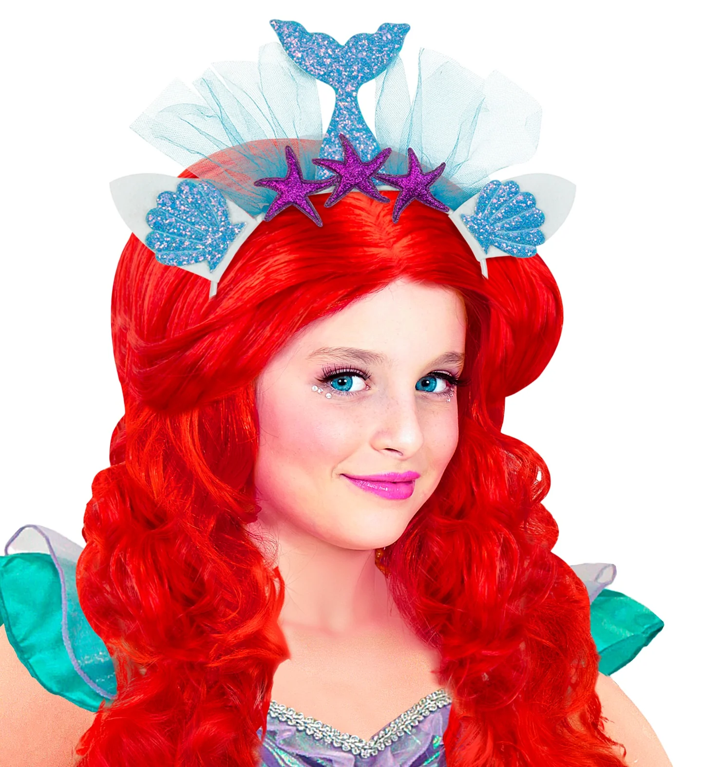 Zeemeermin tiara blauw - Image 3