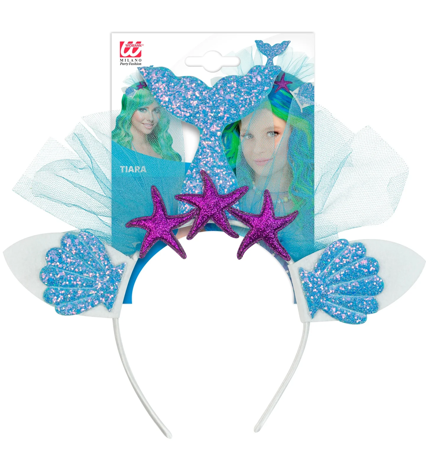 Zeemeermin tiara blauw - Image 5