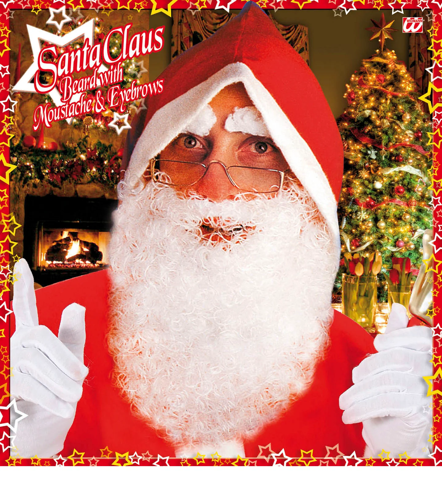 Baard kerstman met snor goedkoop - Image 3