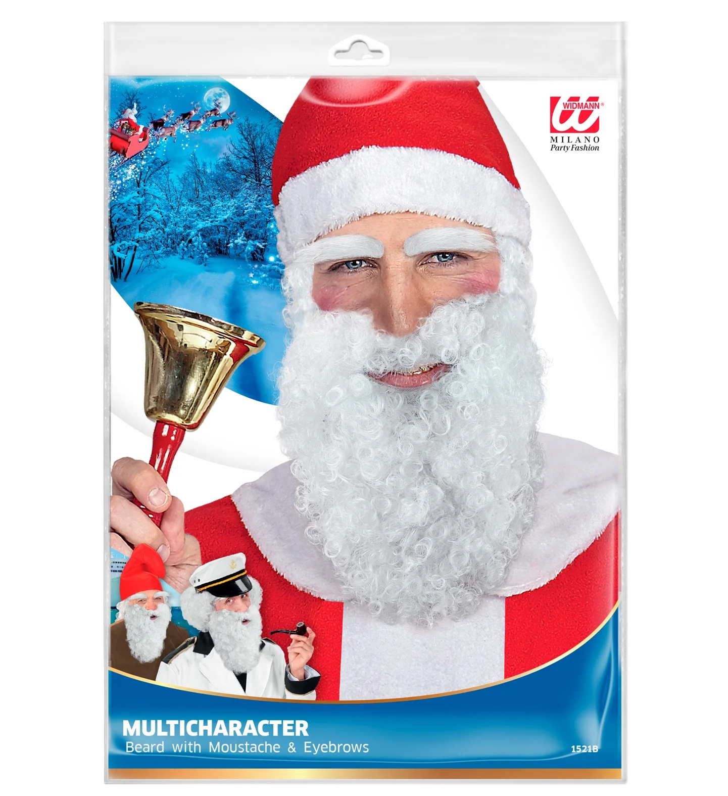 Baard kerstman met snor goedkoop - Image 4