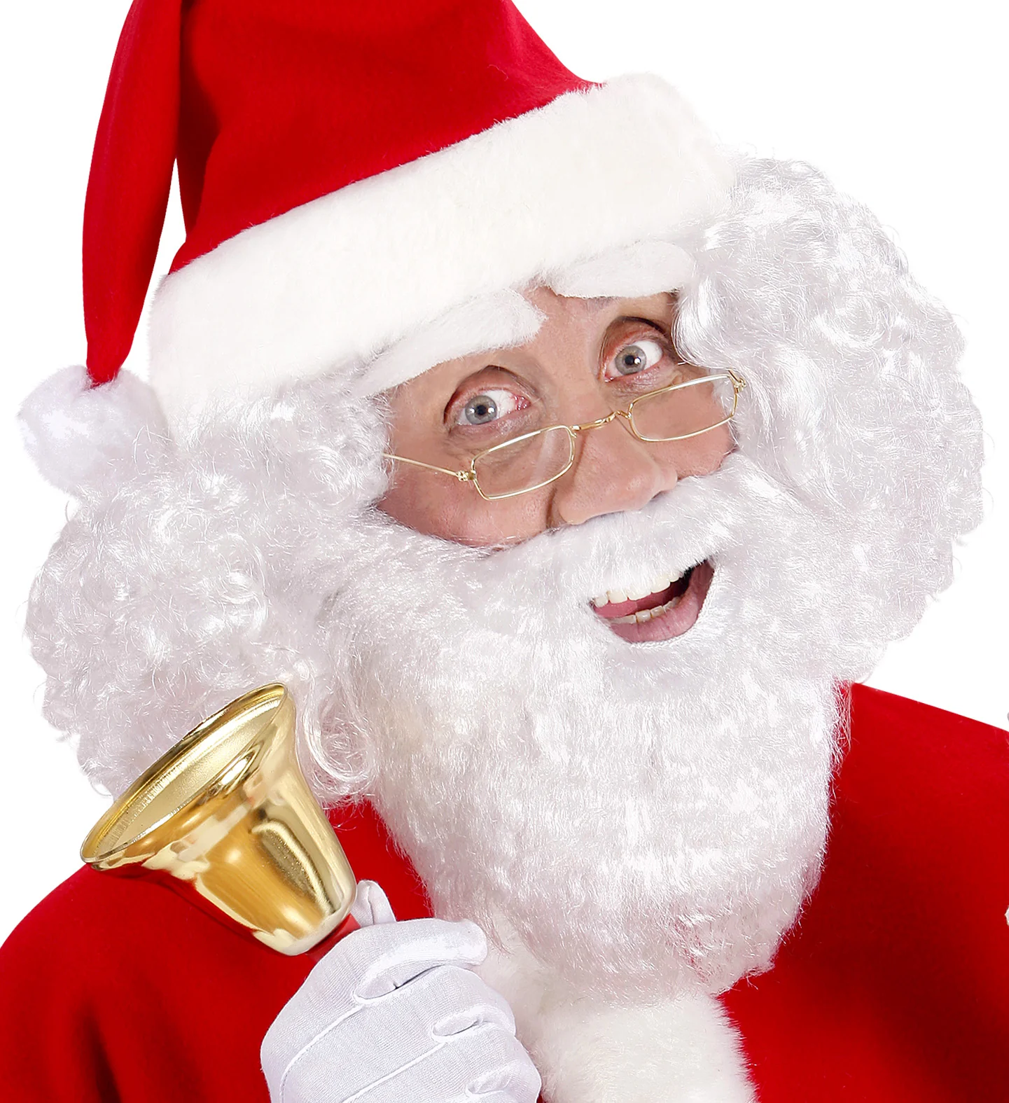 Witte baard met snor kerstman - Image 2