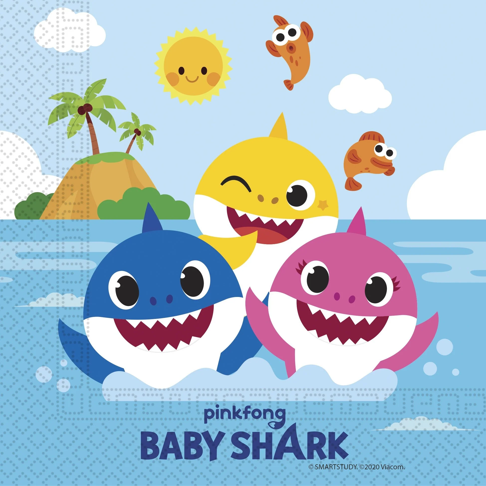 Baby Shark servetten