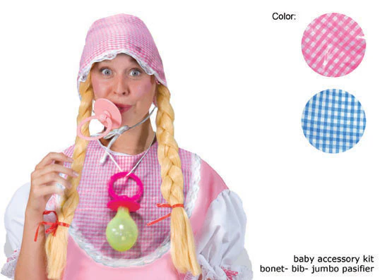 Baby verkleed set blauw volwassenen - Image 2