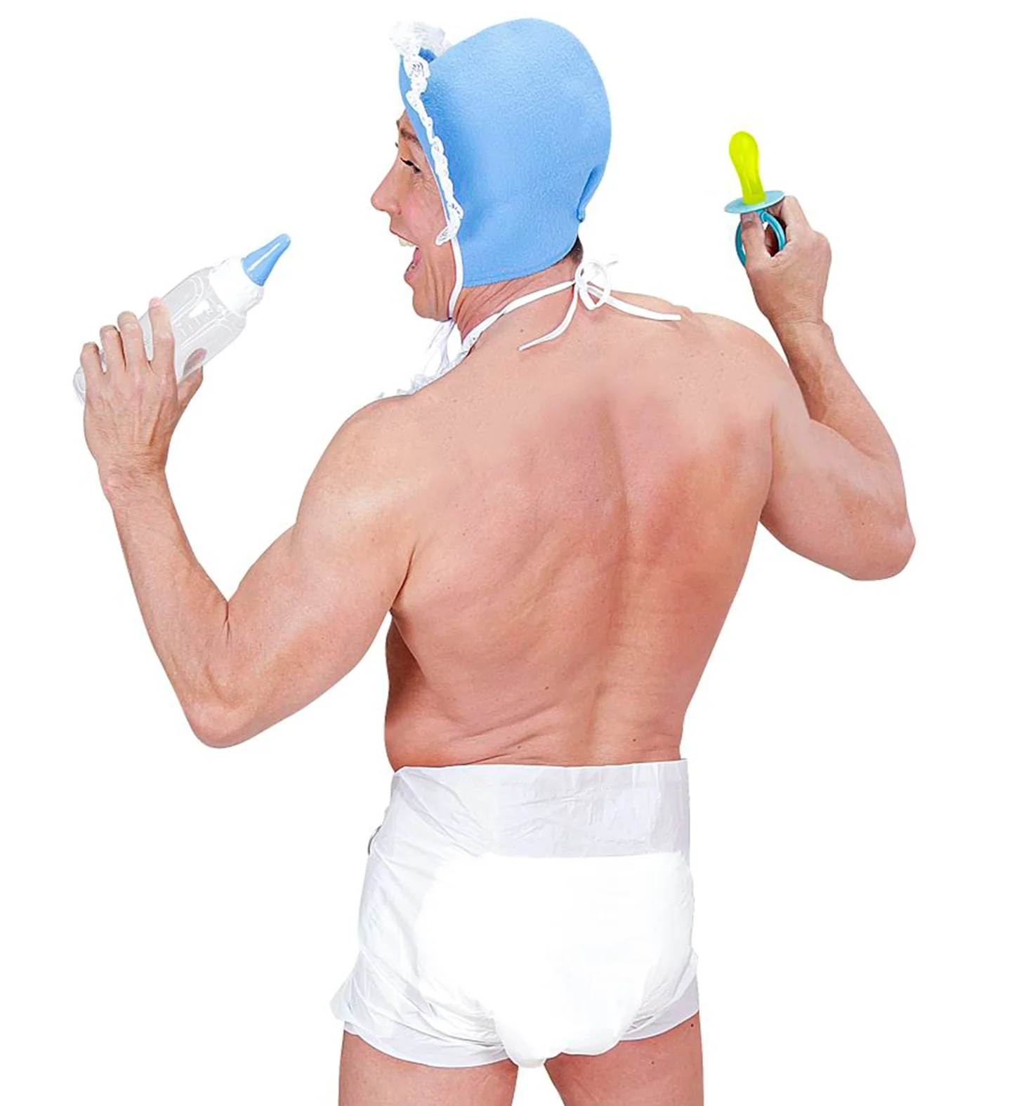 Grappige babyset in blauw - Image 3