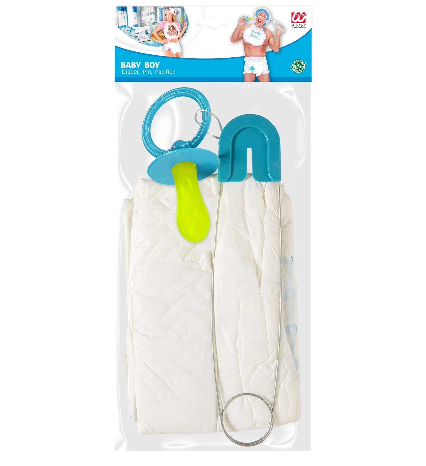 Grappige babyset in blauw - Image 4