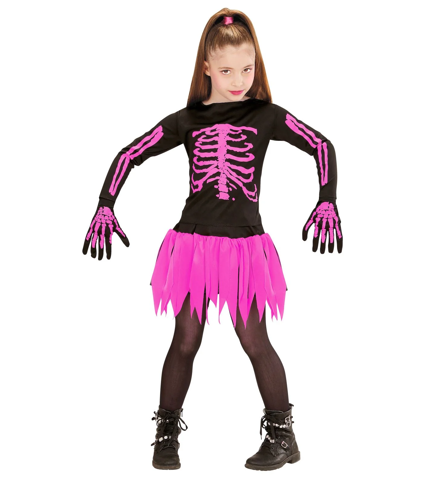 Skelet jurkje roze kind Ballerina