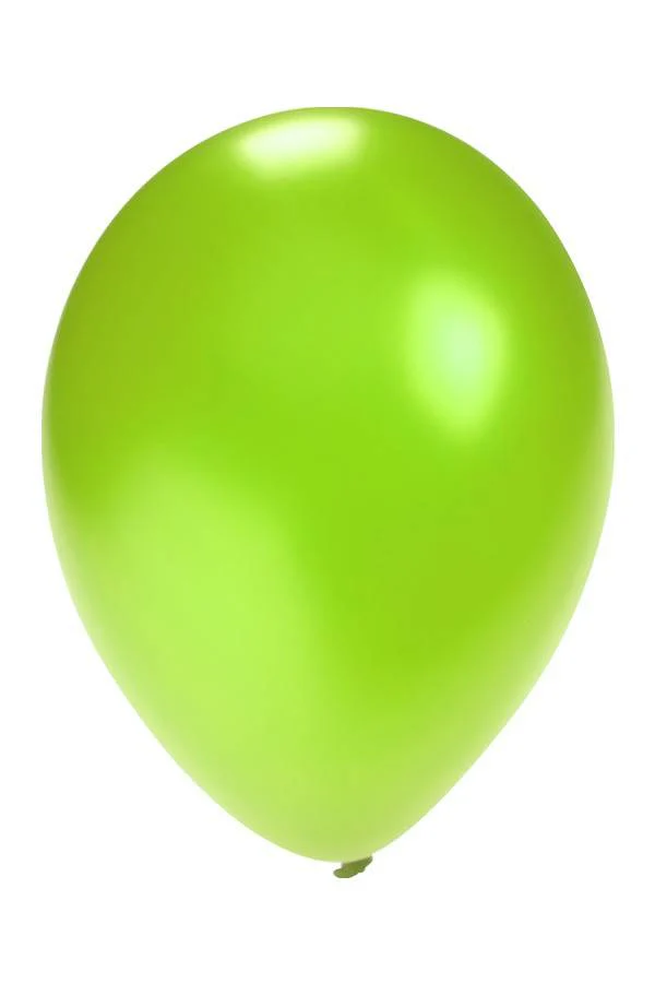 Ballonnen metallic groen  5 inch  100 stuks