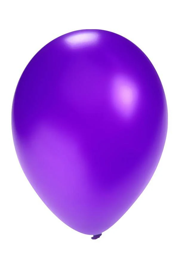 Ballonnen metallic Paars  5 inch  100 stuks