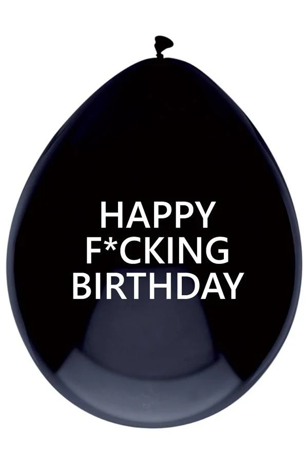 Ballonnen  HAPPY F*CKING BIRTHDAY