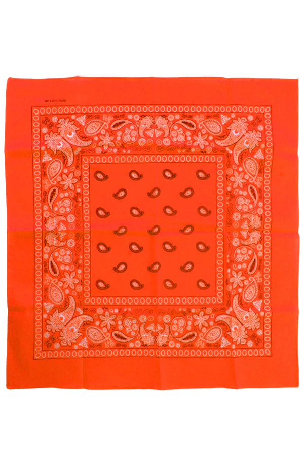 Bandana Fluor oranje 53 x 53 cm