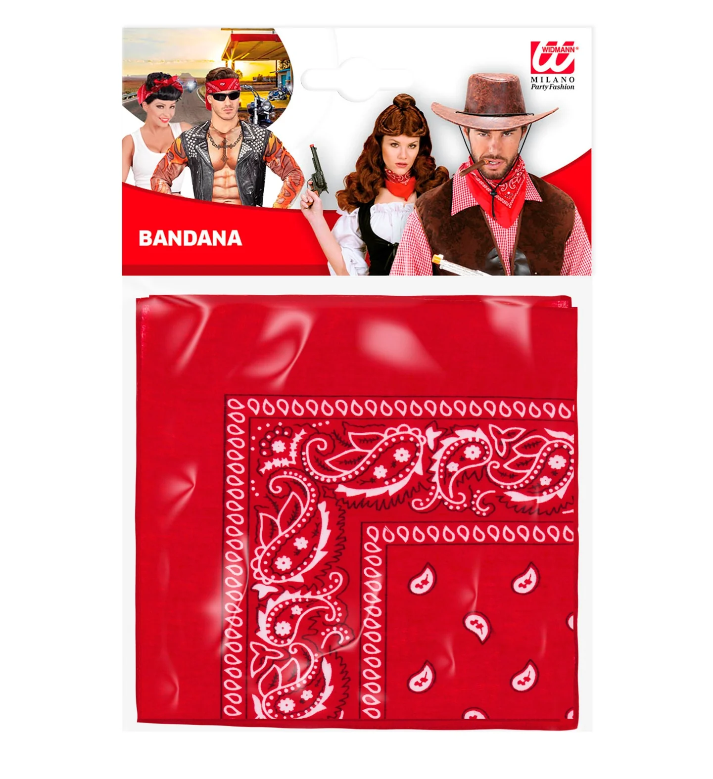 Bandana rood zakdoek - Image 7