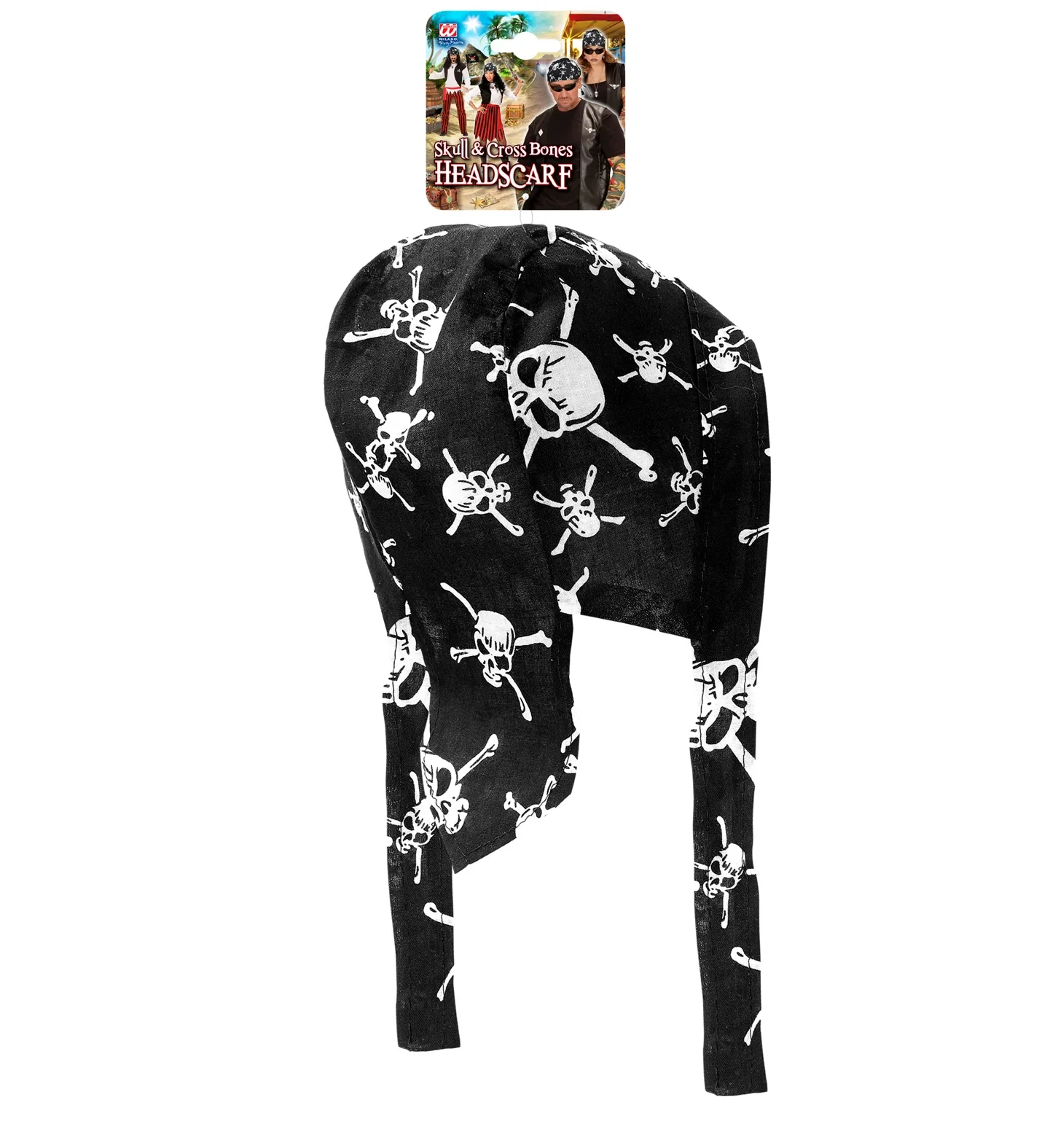 Bandana schedel met kruisbotten - Image 6