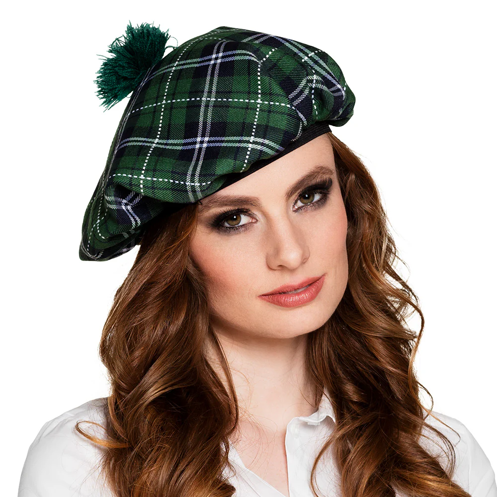 Baret Mrs Tartan groen - Image 2