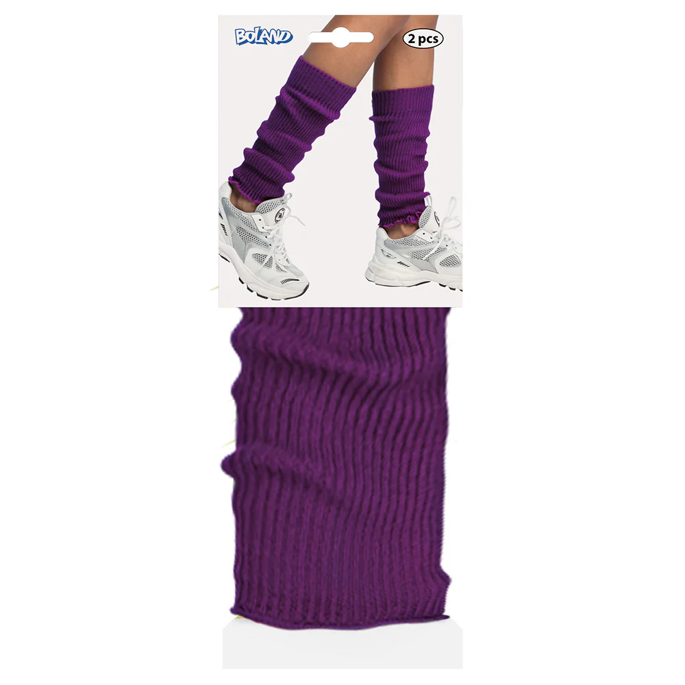 Beenwarmers Basic paars - Image 2