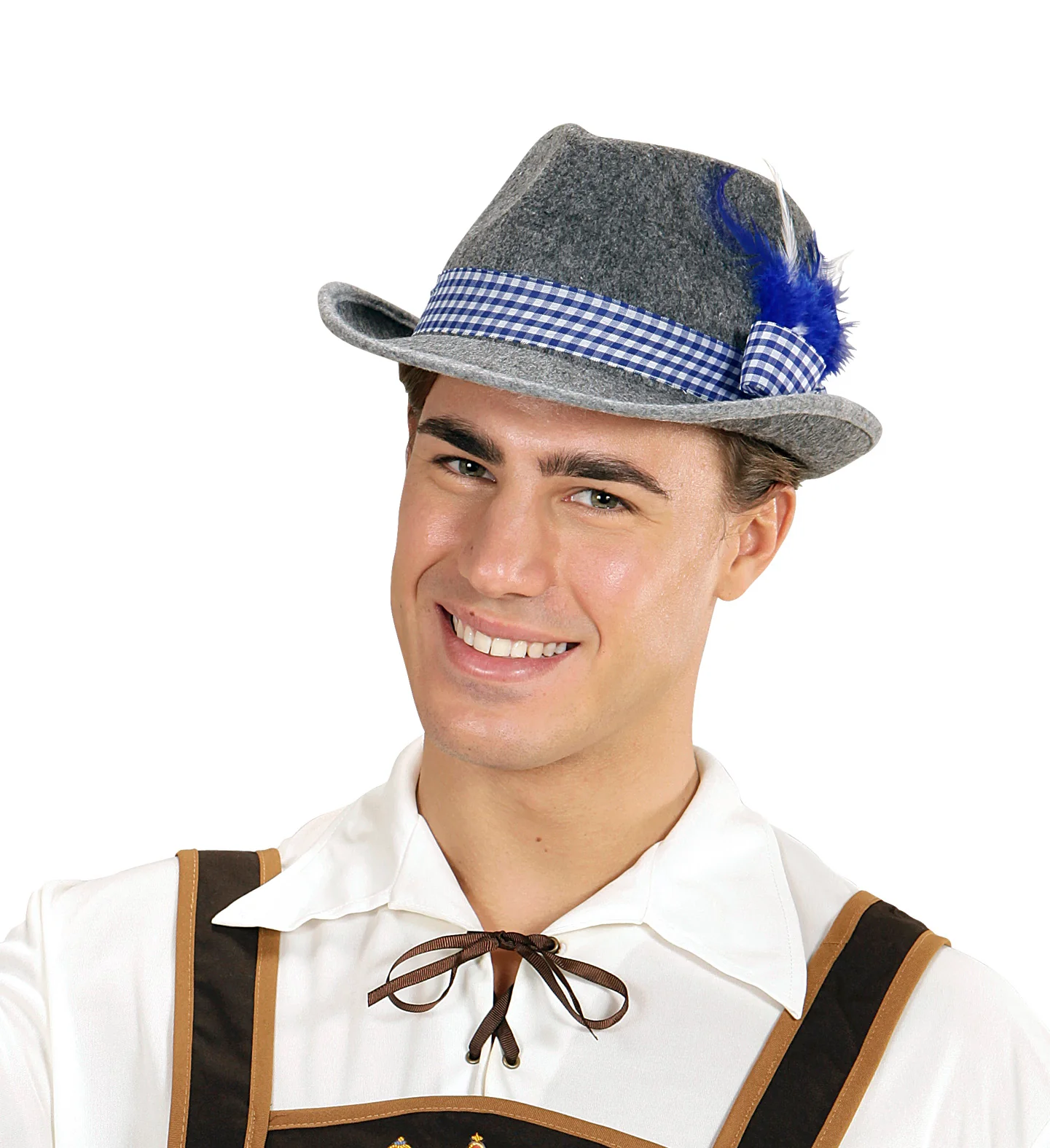 Beierse Fedora met blauwe veren - Image 2