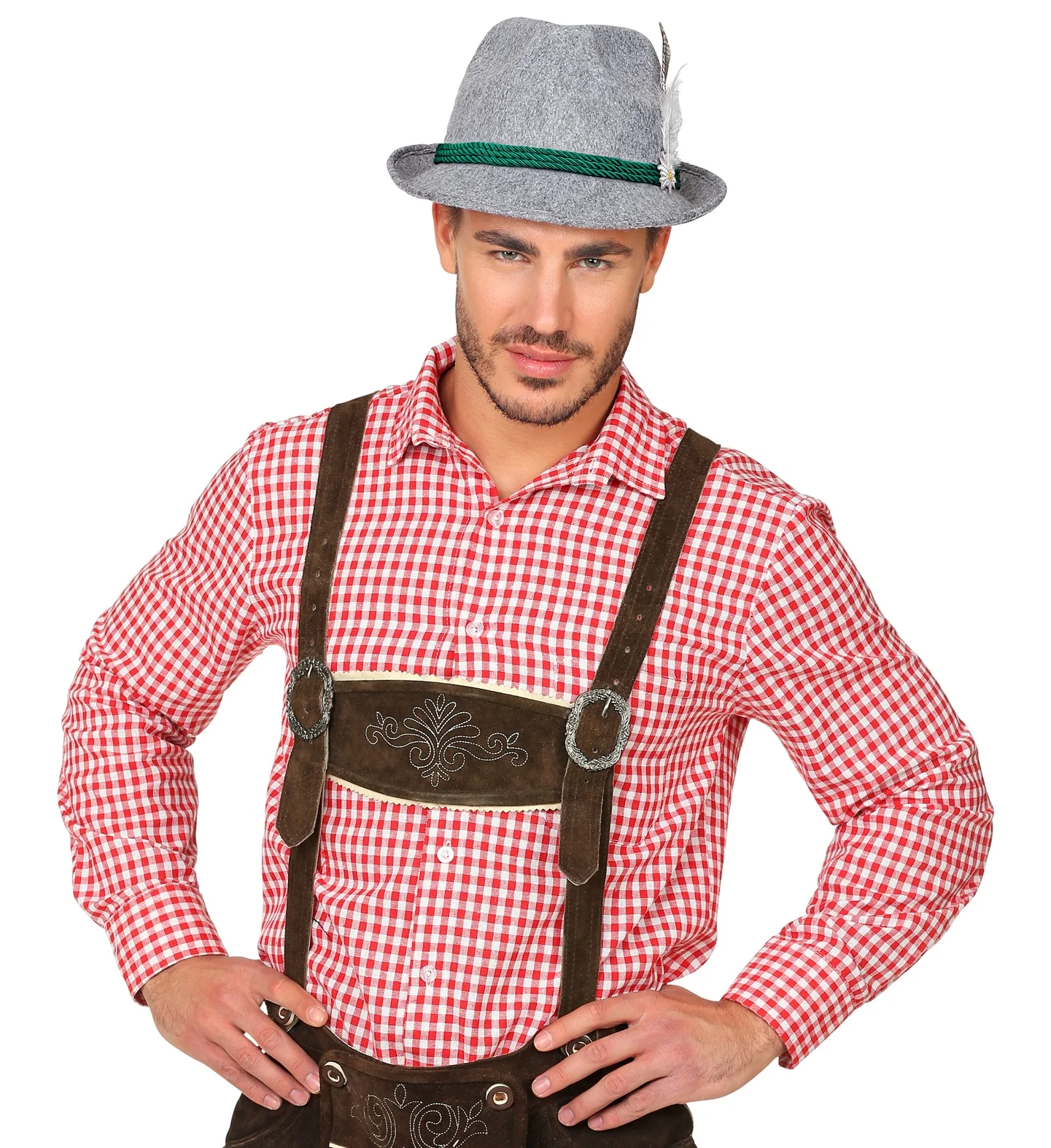 Oktoberfest Bayern hoed met veer - Image 4
