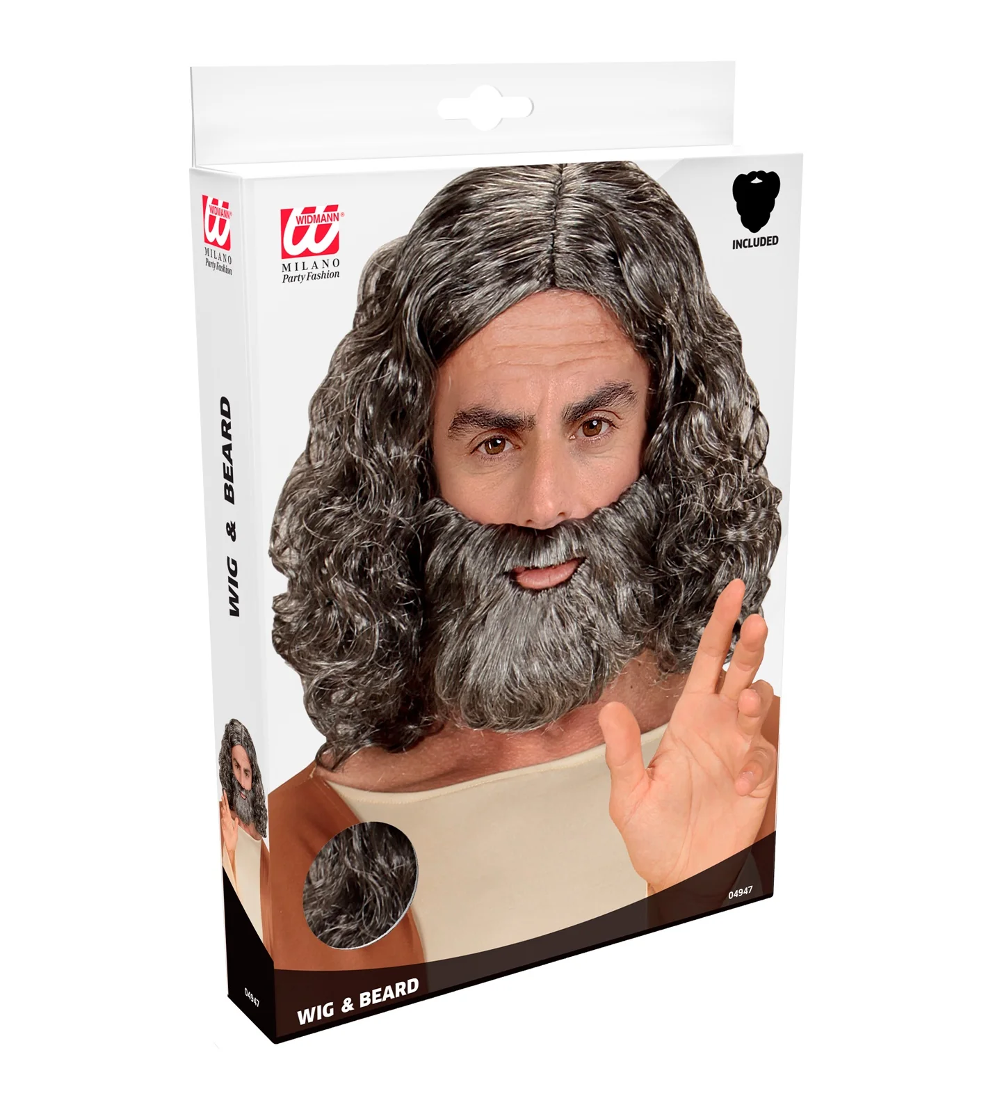 Bijbelse Jozef pruik met baard - Image 3