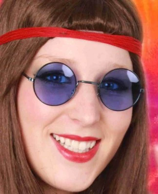 Hippie bril blauwe glazen - Image 2