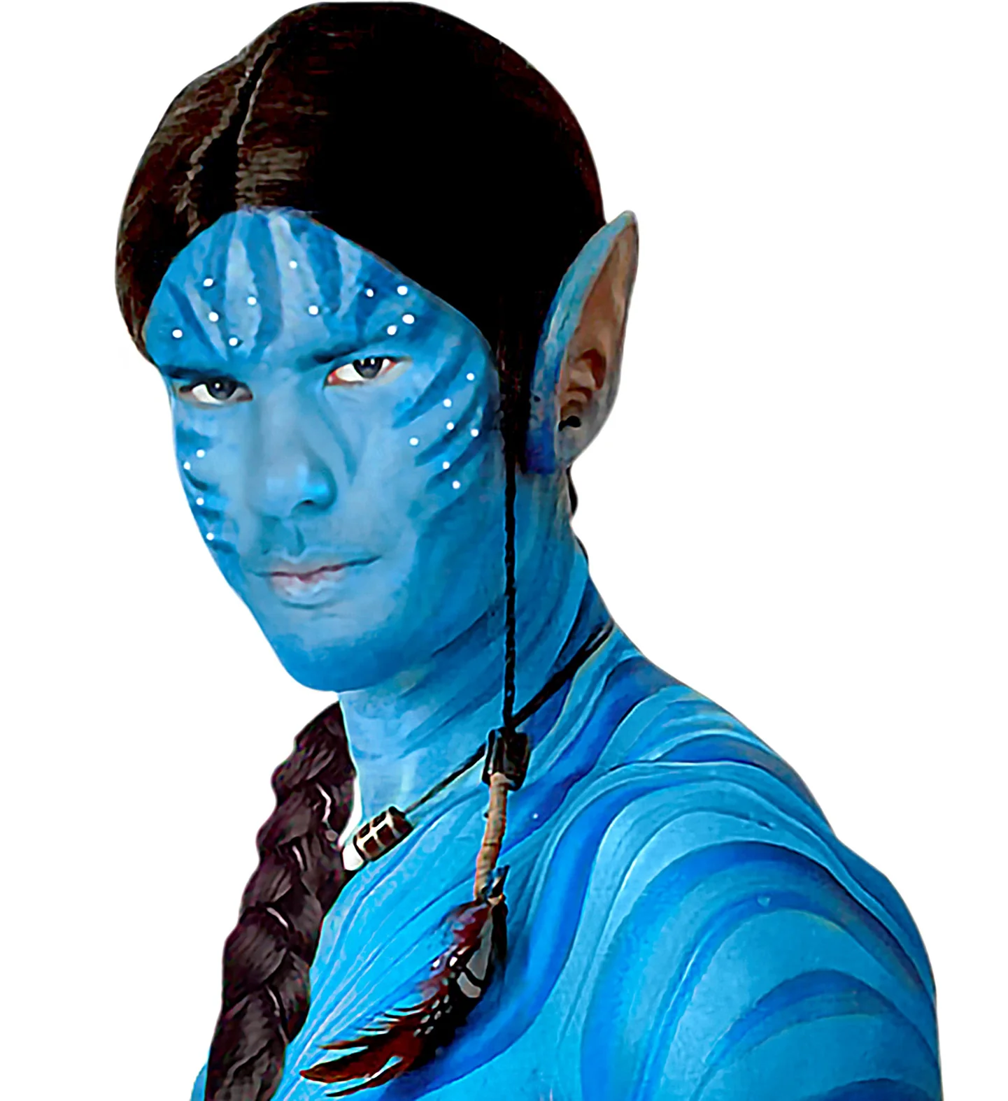 Blauwe schmink voor carnaval - Image 2