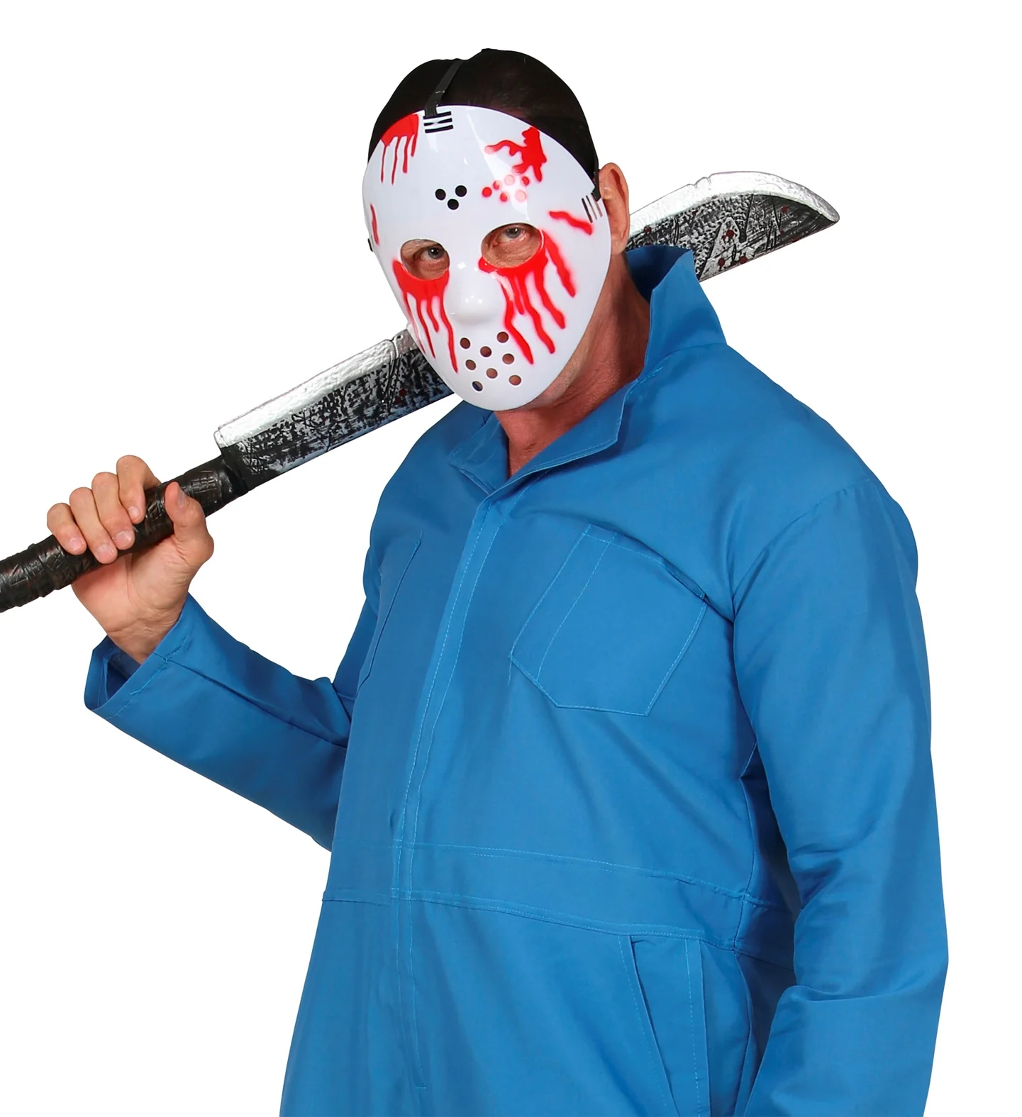 Hockey Jason masker met bloed - Image 3