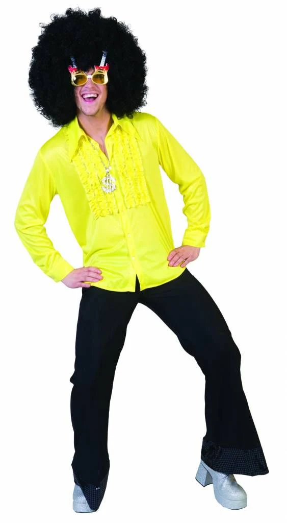 Rouche blouse geel - Image 2