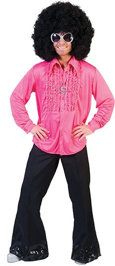 Blouse rouche roze - Image 2
