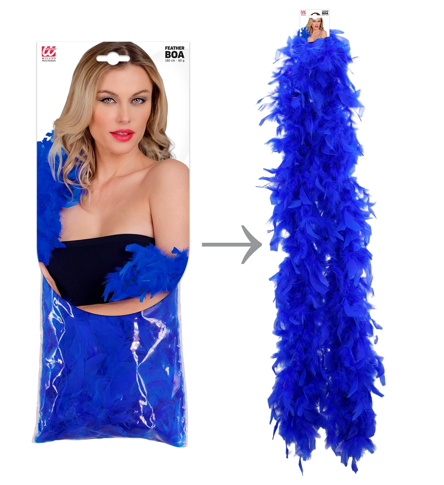 Boa Esther blauw 180cm - Image 4