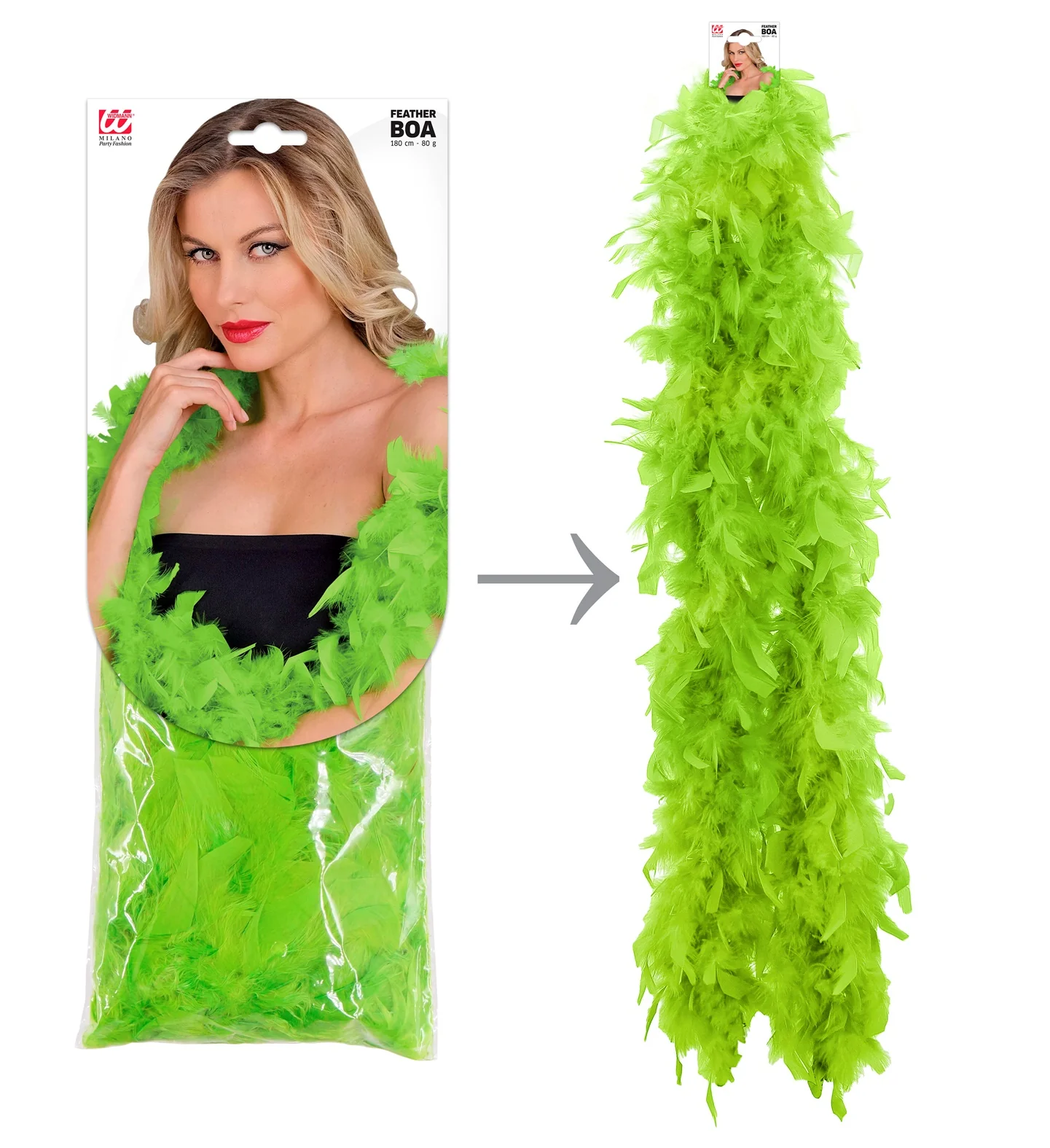 Boa Esther lime groen 180cm - Image 4
