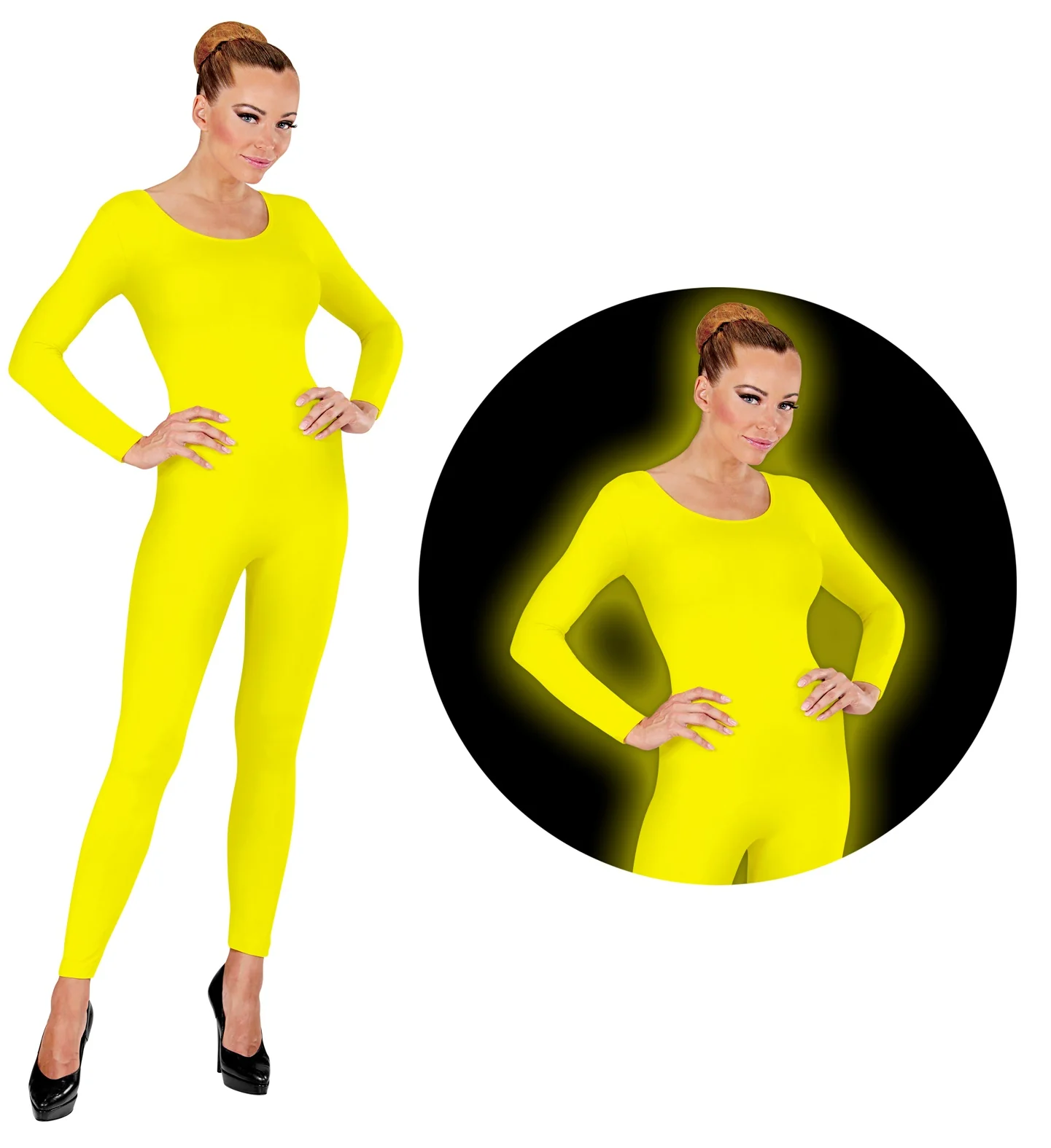 Bodysuit neon geel - Image 2