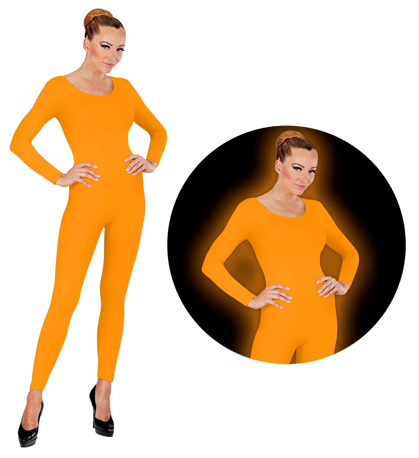 Bodysuit neon oranje - Image 2