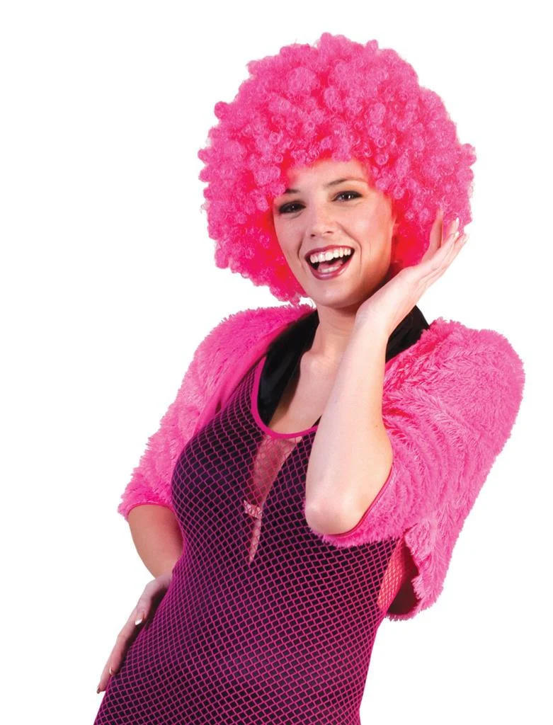 Bolero roze/fuchsia fuzzy voor dames - Image 2