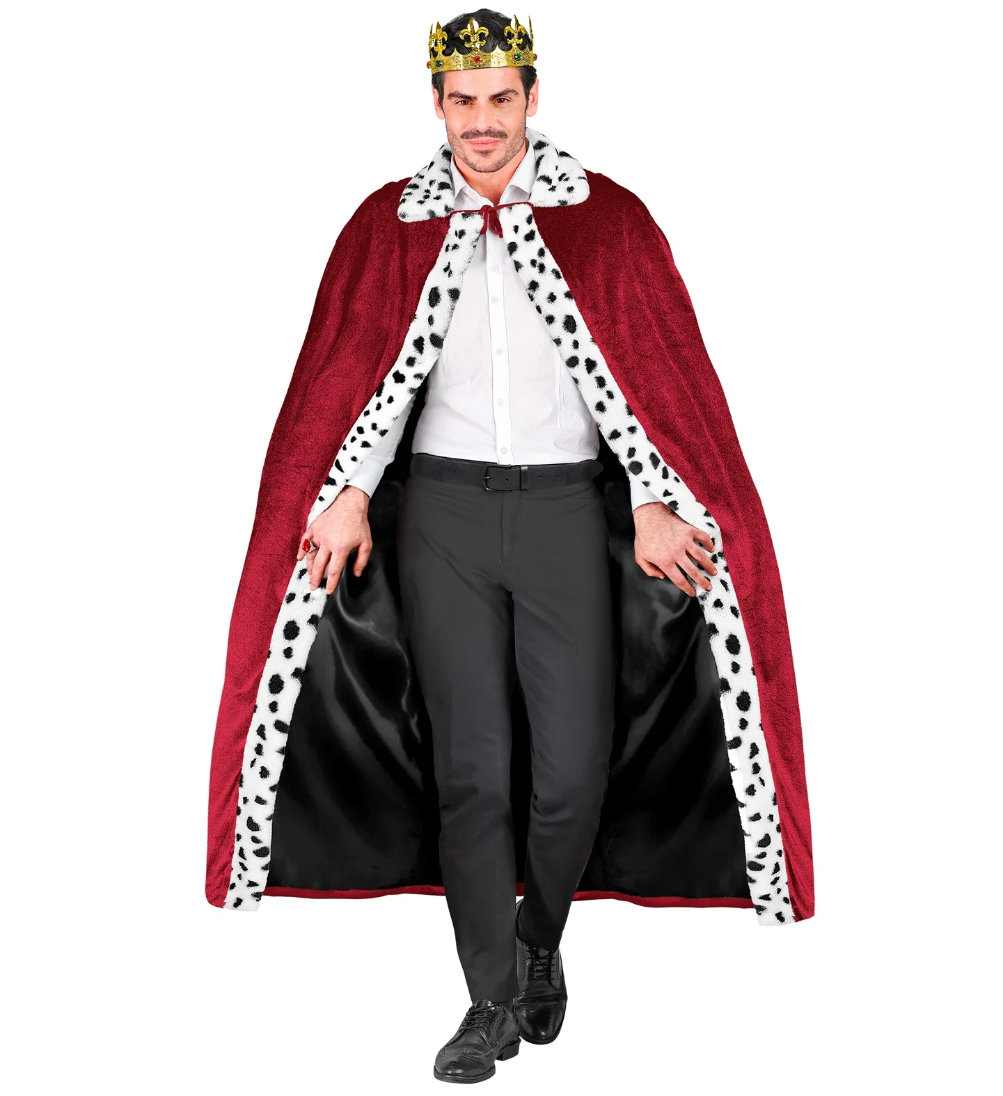 Koningsmantel bordeaux rood 140cm - Image 2