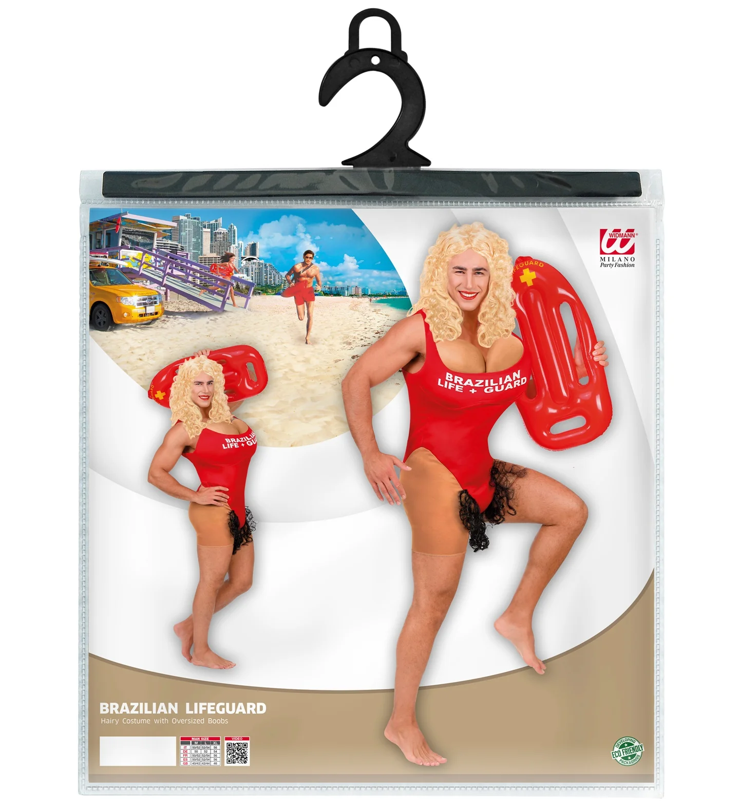 Braziliaanse lifeguard pak volwassenen - Image 4