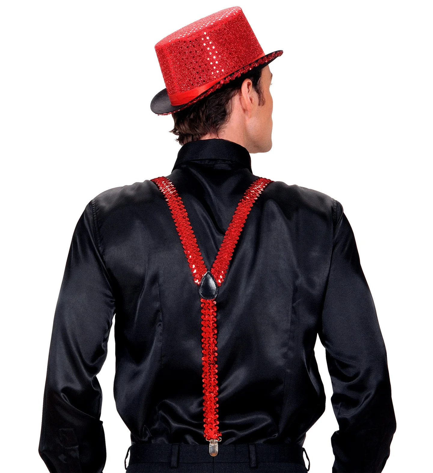 bretel pailletten rood - Image 3