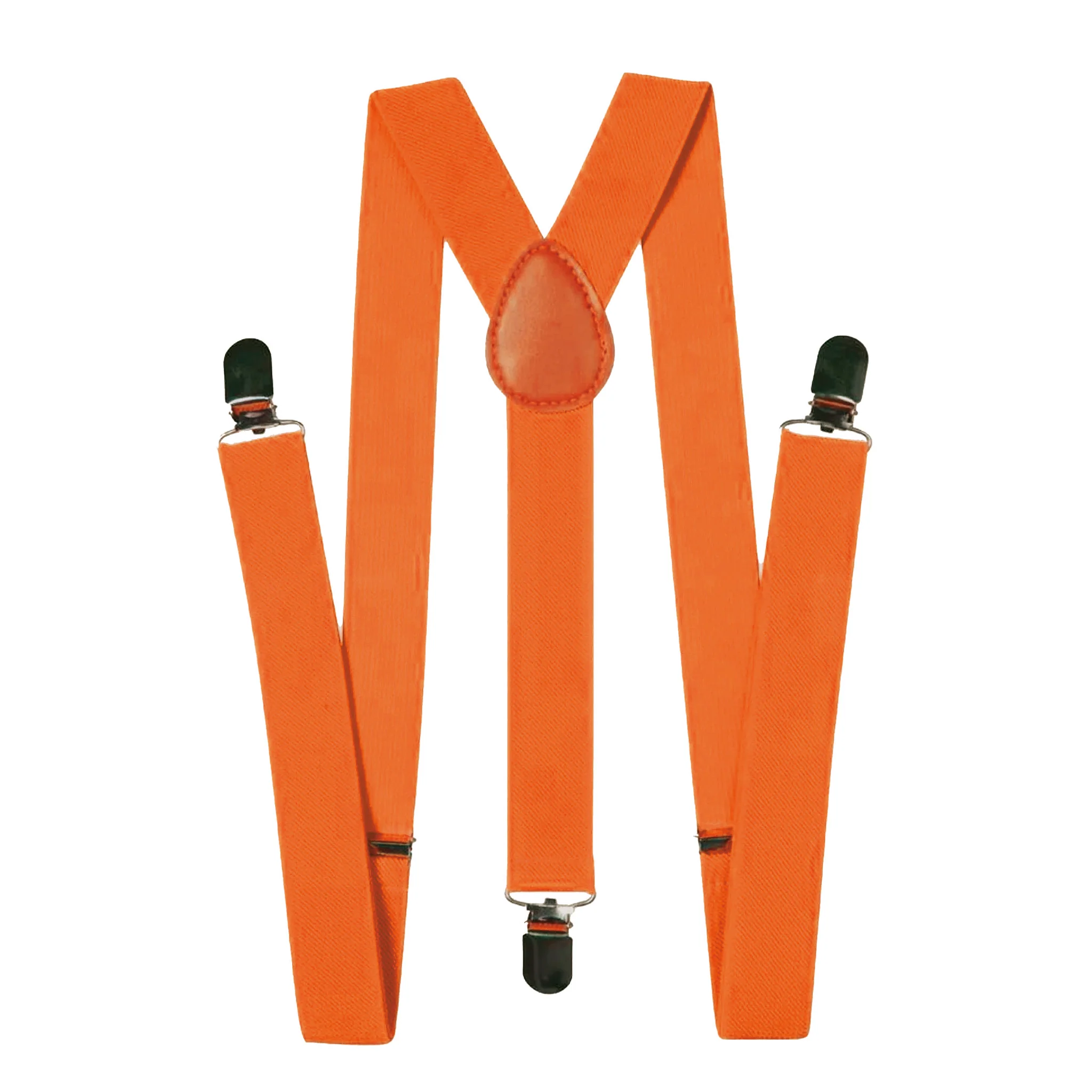 Bretellen fluor oranje